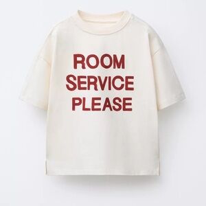 Zara Kids Room Service Please Tee